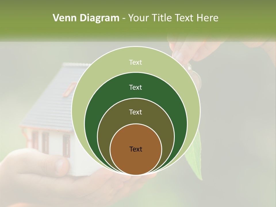 A Person Holding A Key To A House PowerPoint Template