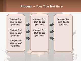 A Woman With Long Black Hair Is Holding A Brown Sign PowerPoint Template