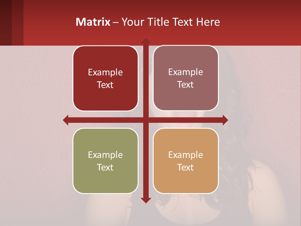 A Woman Making A Funny Face With Her Mouth Open PowerPoint Template