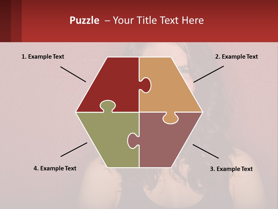 A Woman Making A Funny Face With Her Mouth Open PowerPoint Template