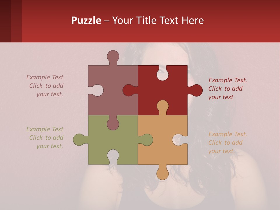 A Woman Making A Funny Face With Her Mouth Open PowerPoint Template