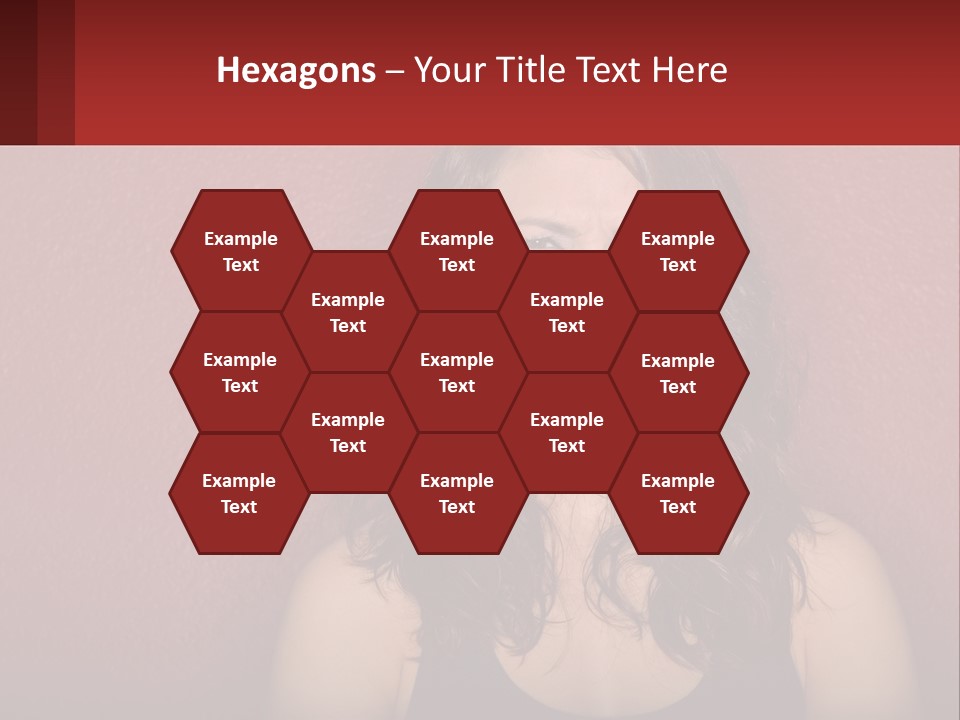 A Woman Making A Funny Face With Her Mouth Open PowerPoint Template