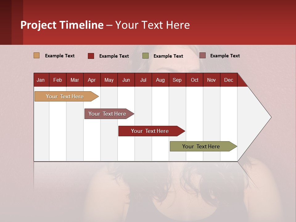 A Woman Making A Funny Face With Her Mouth Open PowerPoint Template