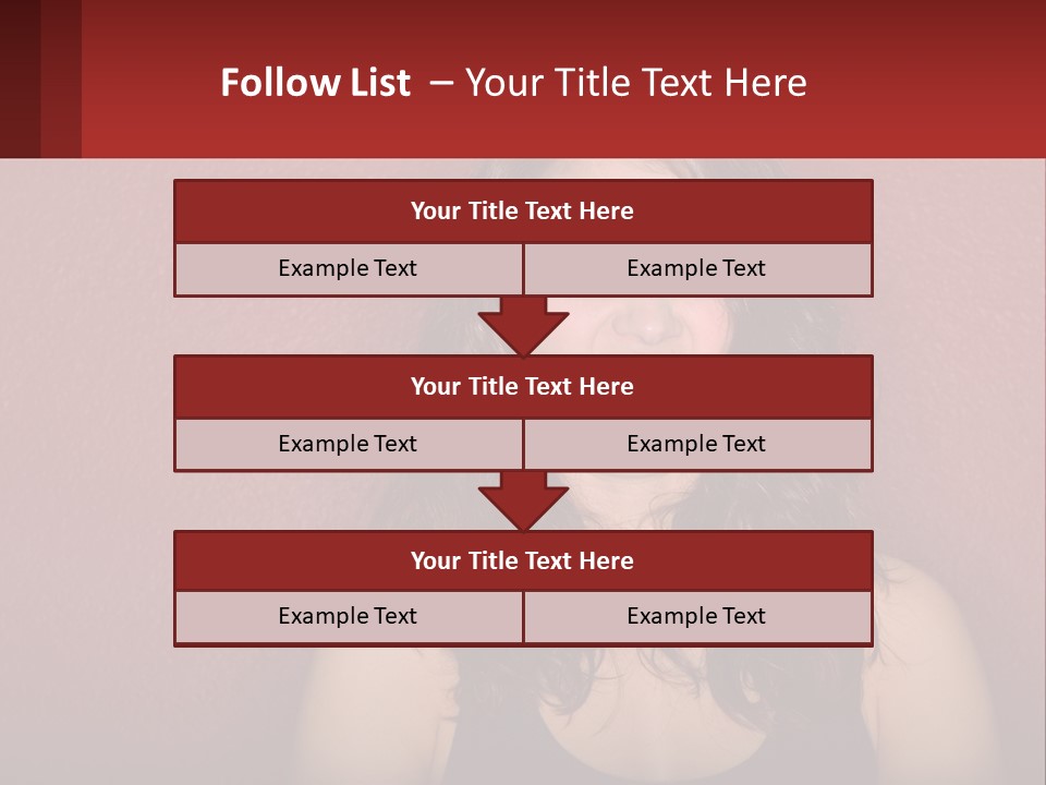 A Woman Making A Funny Face With Her Mouth Open PowerPoint Template