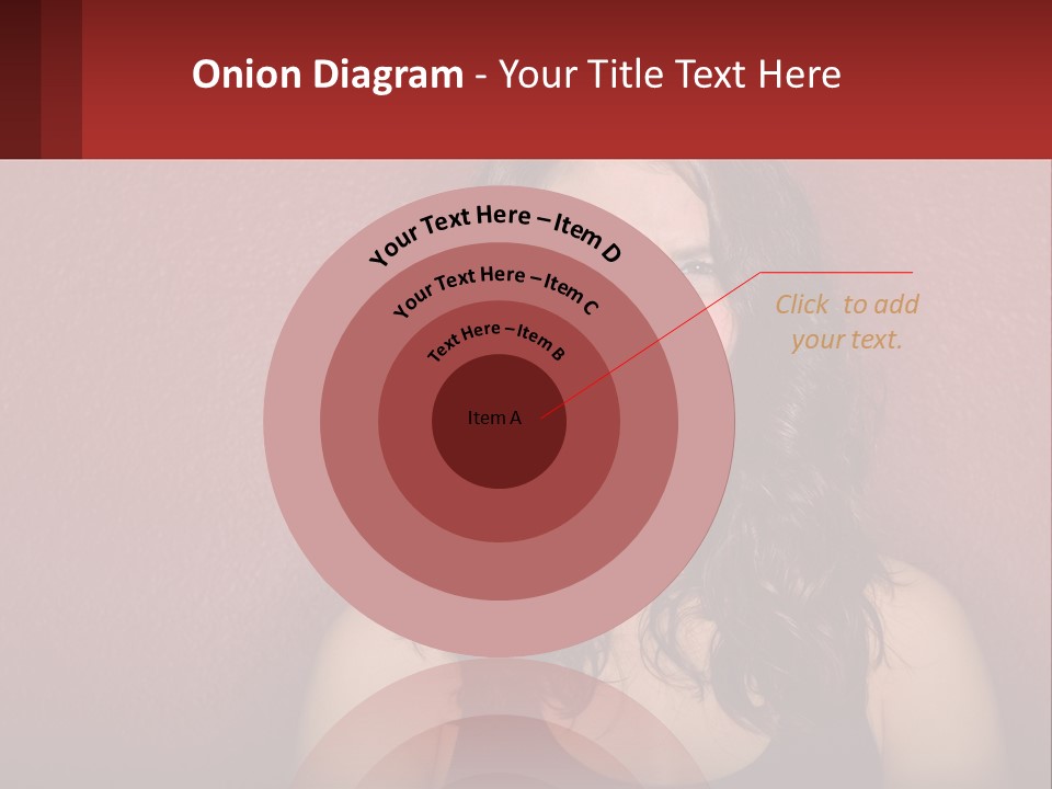 A Woman Making A Funny Face With Her Mouth Open PowerPoint Template