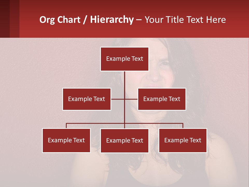 A Woman Making A Funny Face With Her Mouth Open PowerPoint Template