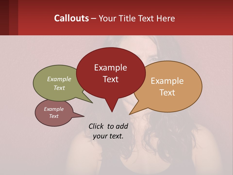 A Woman Making A Funny Face With Her Mouth Open PowerPoint Template