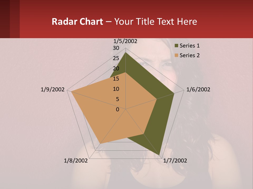 A Woman Making A Funny Face With Her Mouth Open PowerPoint Template