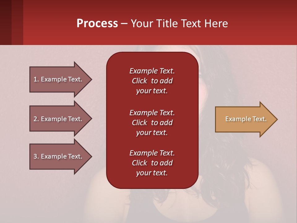 A Woman Making A Funny Face With Her Mouth Open PowerPoint Template