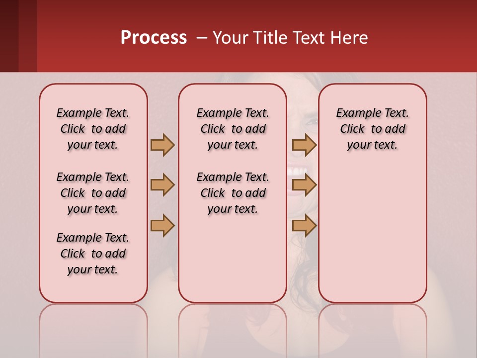 A Woman Making A Funny Face With Her Mouth Open PowerPoint Template