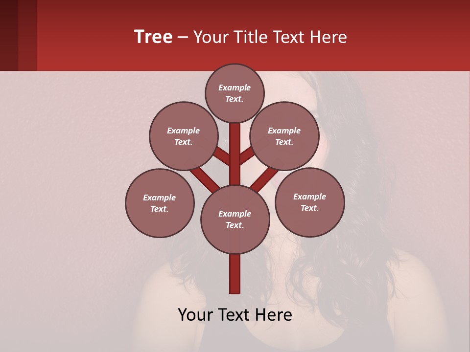 A Woman Making A Funny Face With Her Mouth Open PowerPoint Template