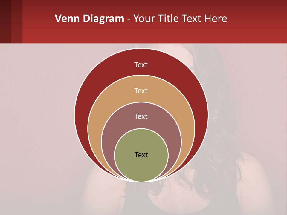 A Woman Making A Funny Face With Her Mouth Open PowerPoint Template