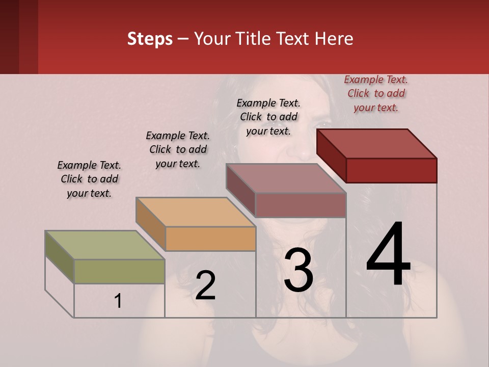 A Woman Making A Funny Face With Her Mouth Open PowerPoint Template