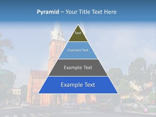 A Church With Two Towers With A Sky Background PowerPoint Template