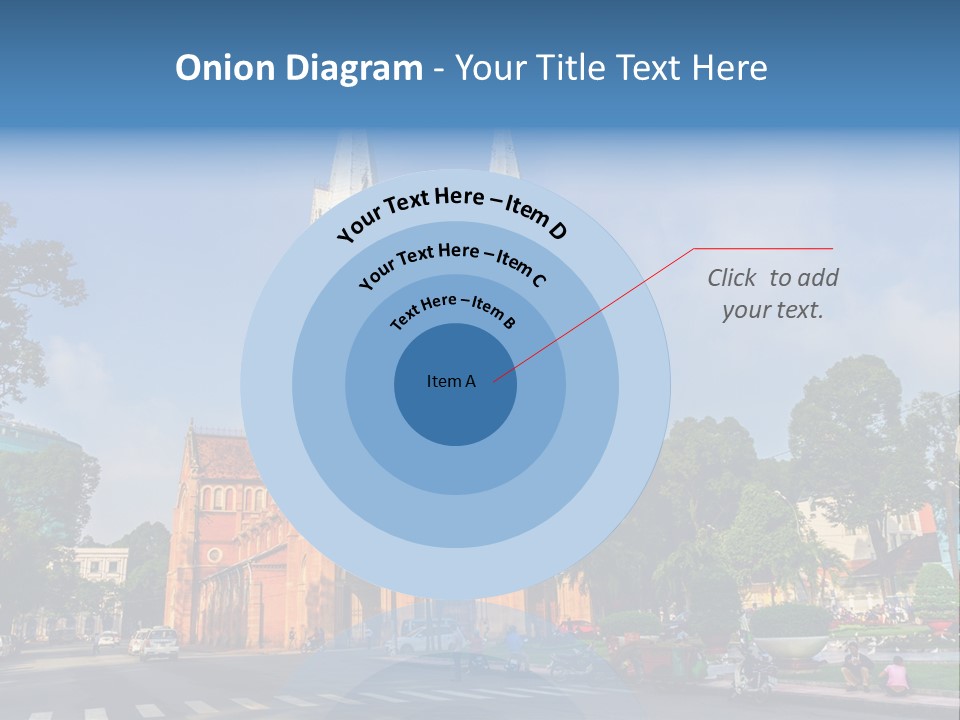 A Church With Two Towers With A Sky Background PowerPoint Template