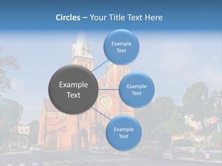 A Church With Two Towers With A Sky Background PowerPoint Template