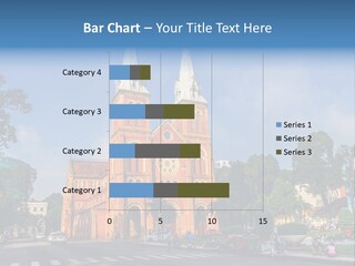 A Church With Two Towers With A Sky Background PowerPoint Template