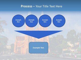 A Church With Two Towers With A Sky Background PowerPoint Template