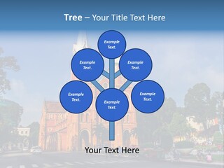 A Church With Two Towers With A Sky Background PowerPoint Template