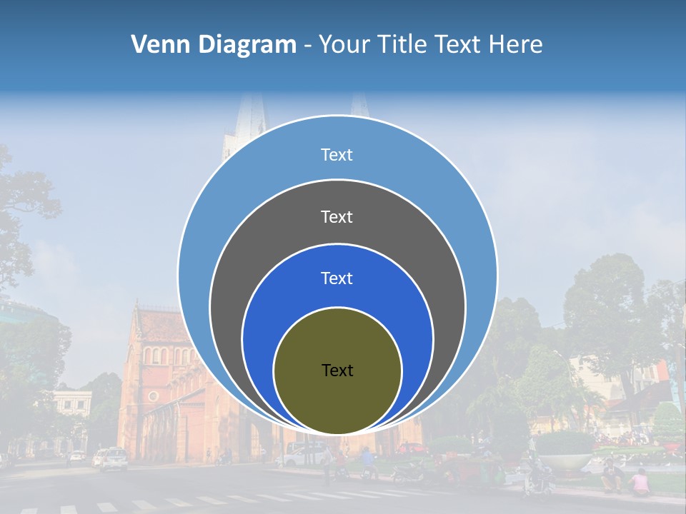 A Church With Two Towers With A Sky Background PowerPoint Template