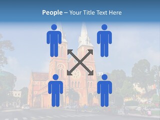A Church With Two Towers With A Sky Background PowerPoint Template