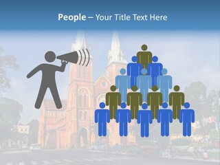 A Church With Two Towers With A Sky Background PowerPoint Template