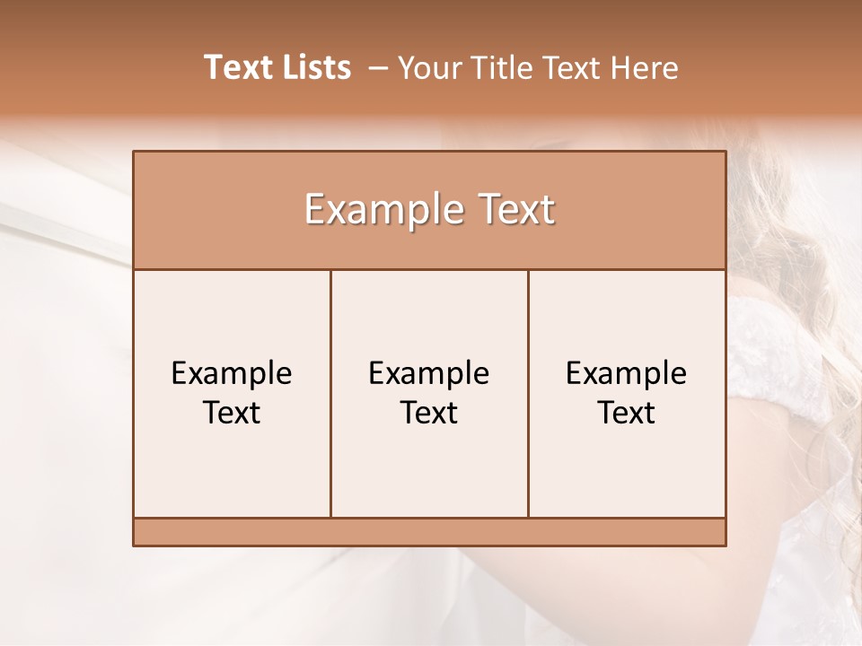 A Little Girl Playing A Piano Powerpoint Template PowerPoint Template