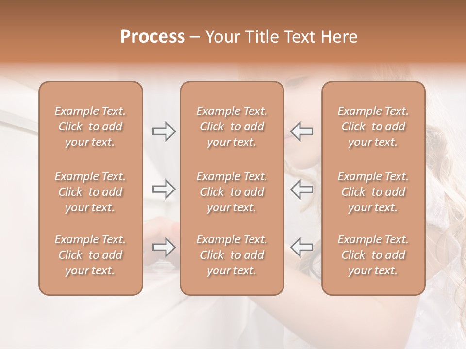 A Little Girl Playing A Piano Powerpoint Template PowerPoint Template