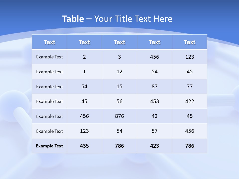 A Blue And White Background With Blue Circles PowerPoint Template