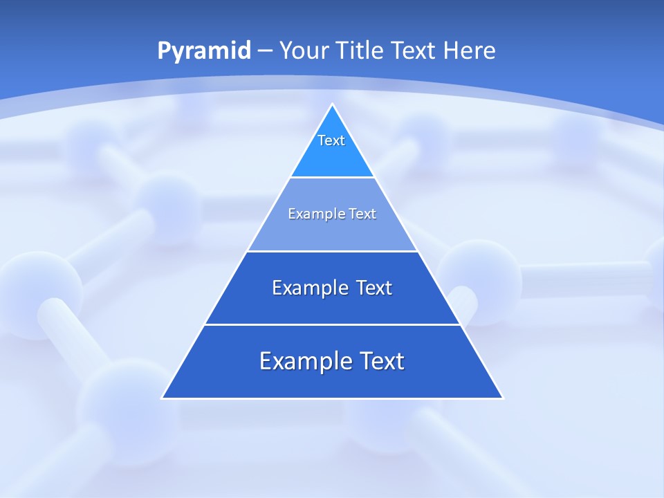 A Blue And White Background With Blue Circles PowerPoint Template