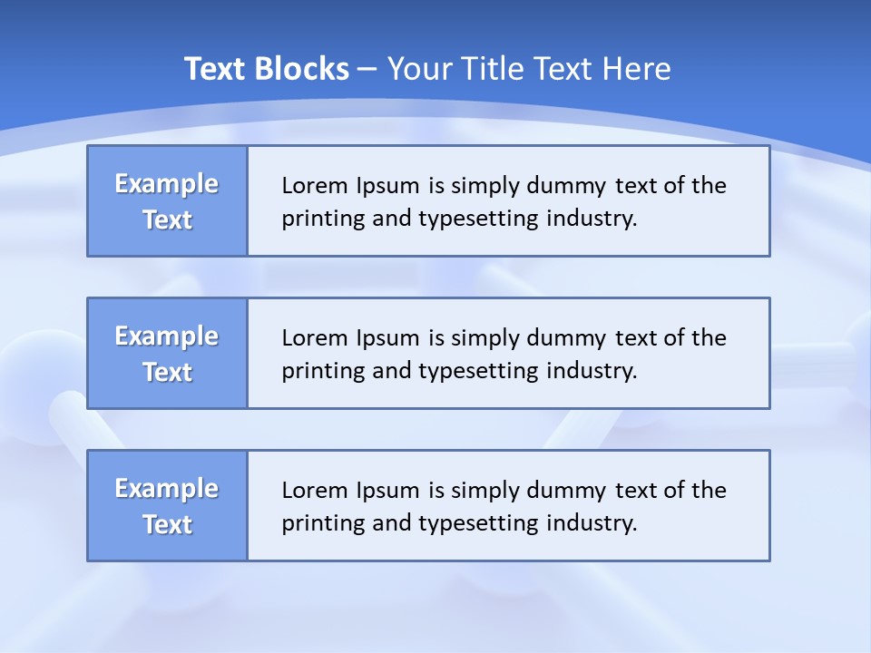 A Blue And White Background With Blue Circles PowerPoint Template