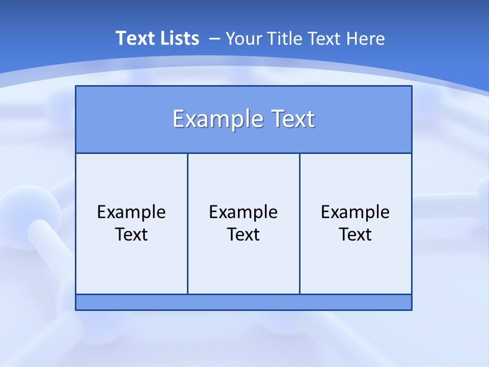 A Blue And White Background With Blue Circles PowerPoint Template