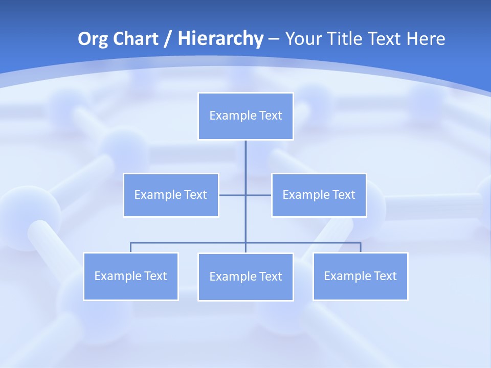 A Blue And White Background With Blue Circles PowerPoint Template