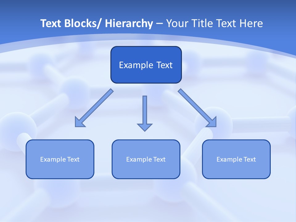 A Blue And White Background With Blue Circles PowerPoint Template