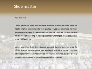 A Large Building With A Clock Tower In The Background PowerPoint Template