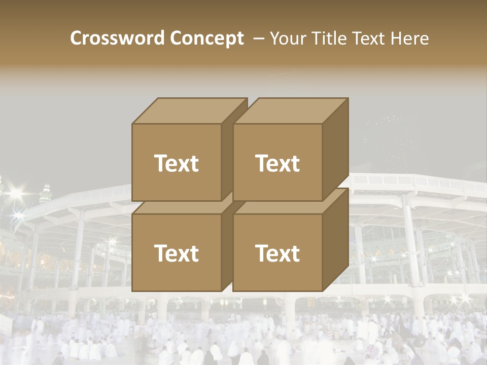 A Large Building With A Clock Tower In The Background PowerPoint Template