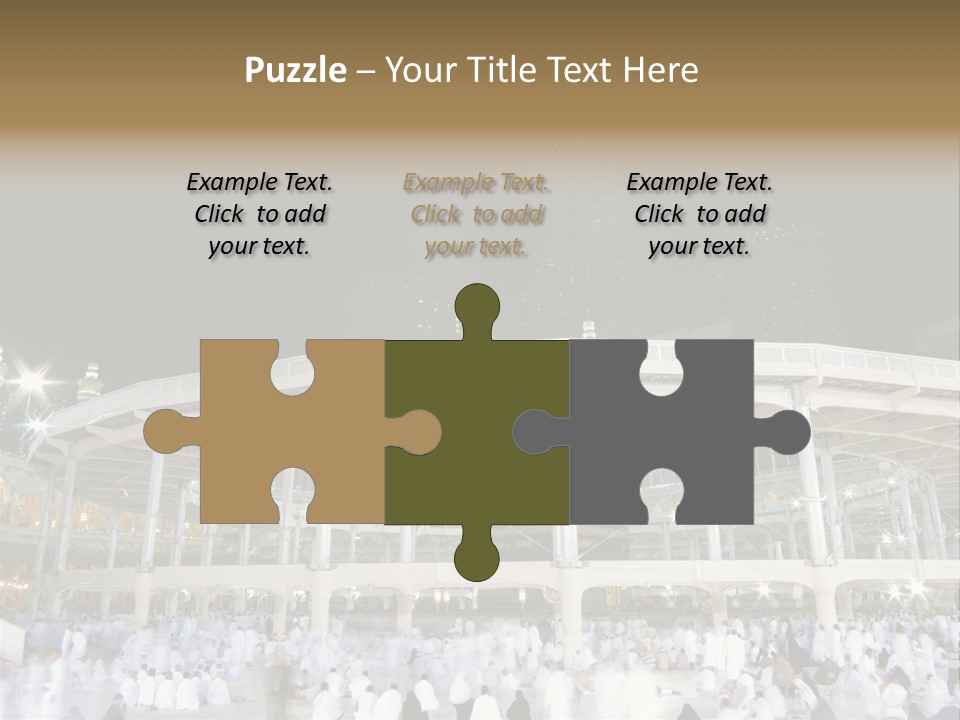 A Large Building With A Clock Tower In The Background PowerPoint Template