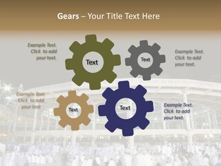 A Large Building With A Clock Tower In The Background PowerPoint Template