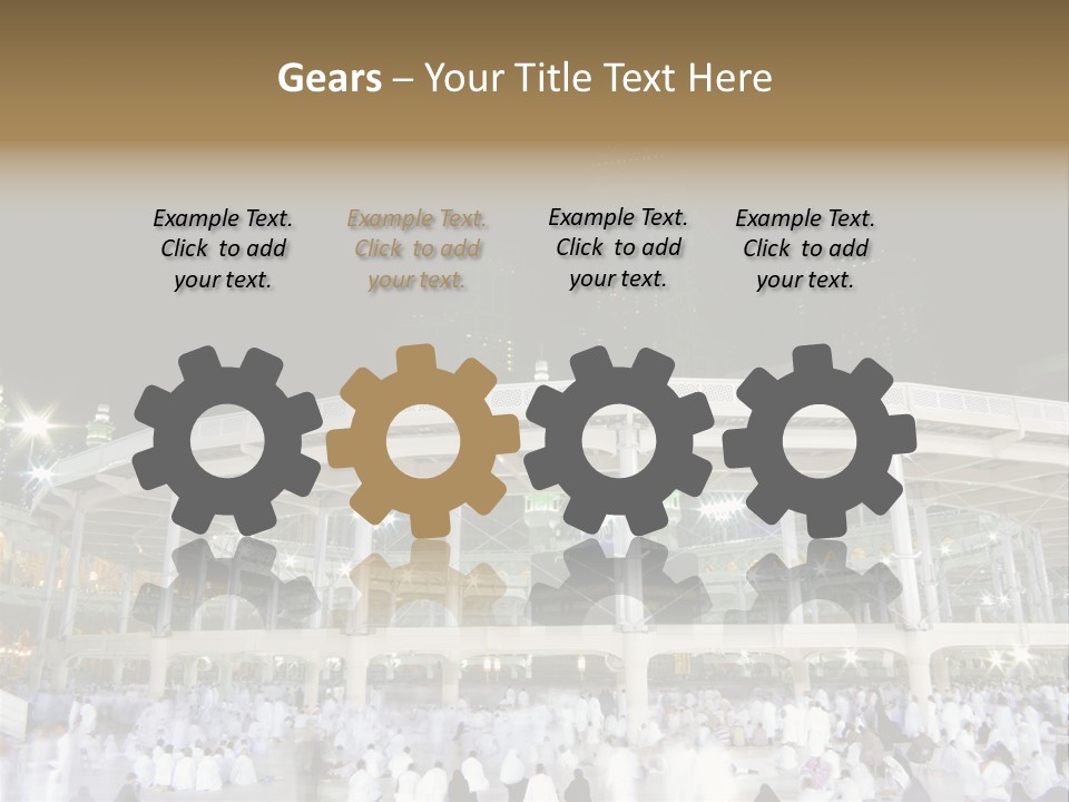 A Large Building With A Clock Tower In The Background PowerPoint Template