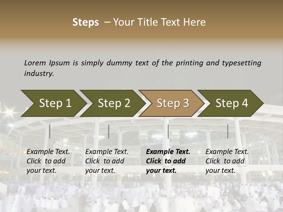 A Large Building With A Clock Tower In The Background PowerPoint Template