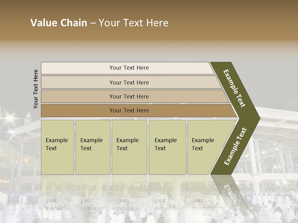 A Large Building With A Clock Tower In The Background PowerPoint Template
