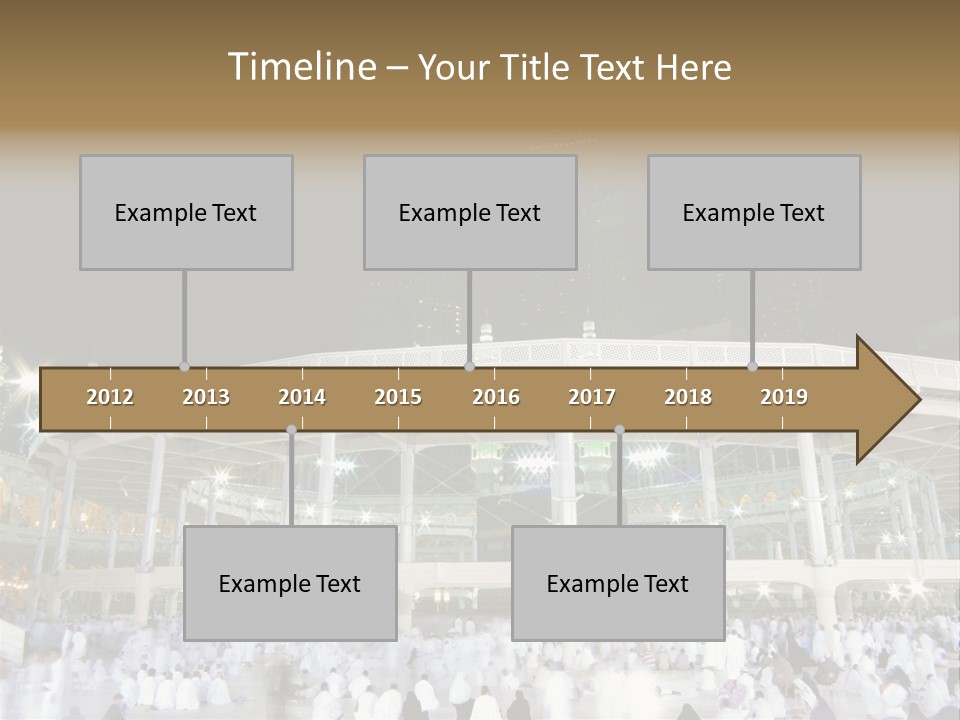 A Large Building With A Clock Tower In The Background PowerPoint Template