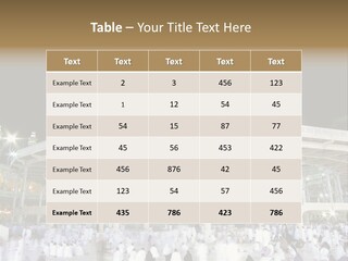 A Large Building With A Clock Tower In The Background PowerPoint Template