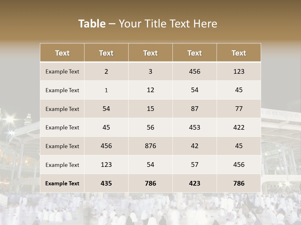 A Large Building With A Clock Tower In The Background PowerPoint Template