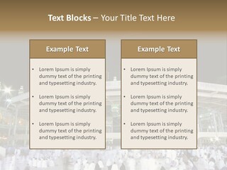 A Large Building With A Clock Tower In The Background PowerPoint Template