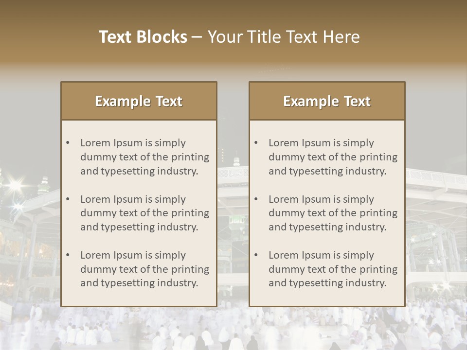 A Large Building With A Clock Tower In The Background PowerPoint Template