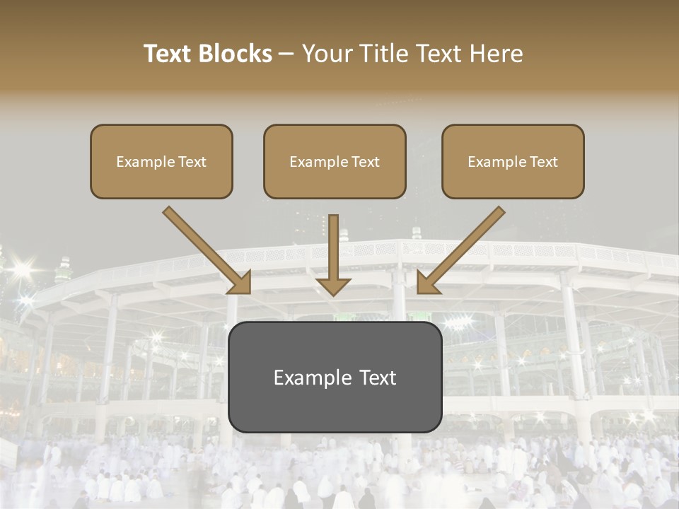 A Large Building With A Clock Tower In The Background PowerPoint Template