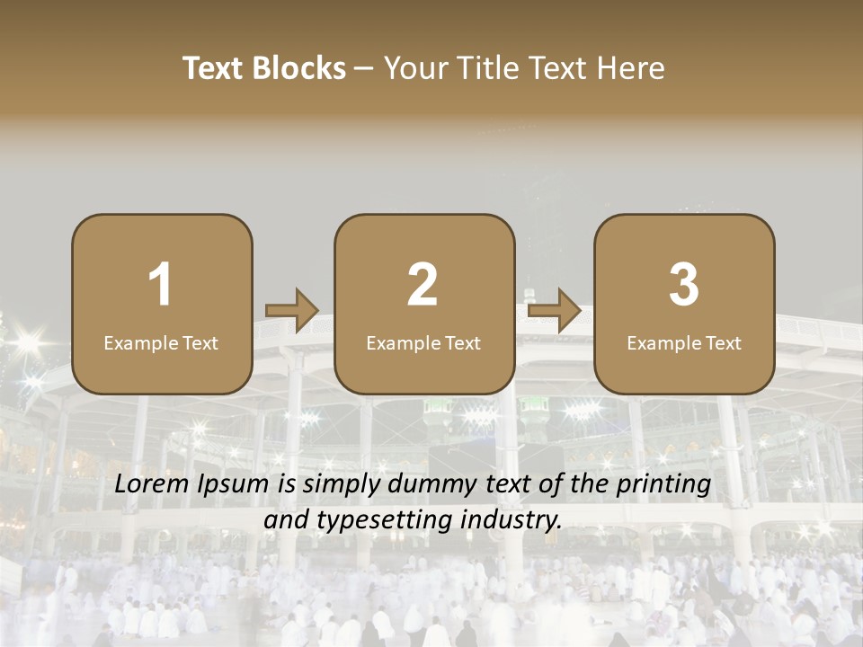 A Large Building With A Clock Tower In The Background PowerPoint Template