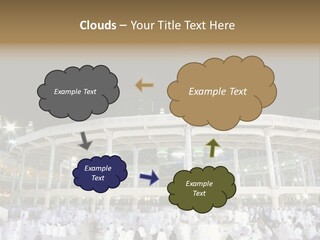 A Large Building With A Clock Tower In The Background PowerPoint Template