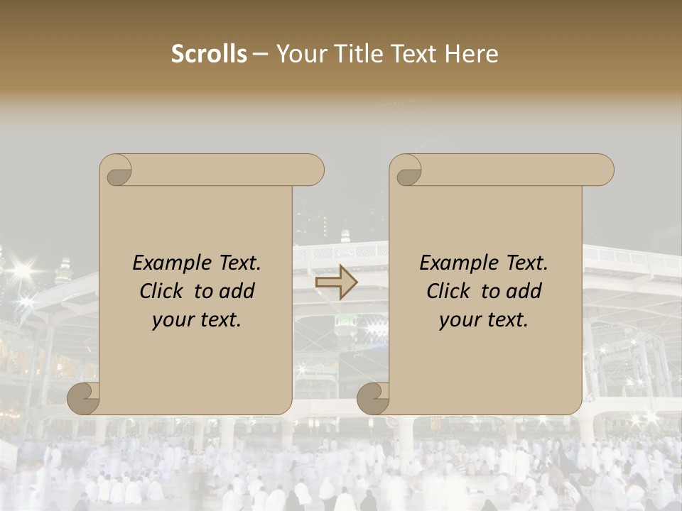 A Large Building With A Clock Tower In The Background PowerPoint Template